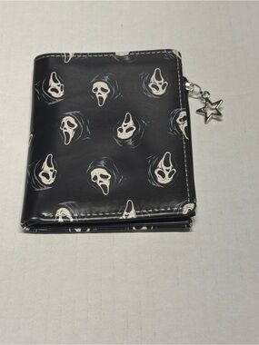 Ghost face Scream Killer Wallet Zipper NWT